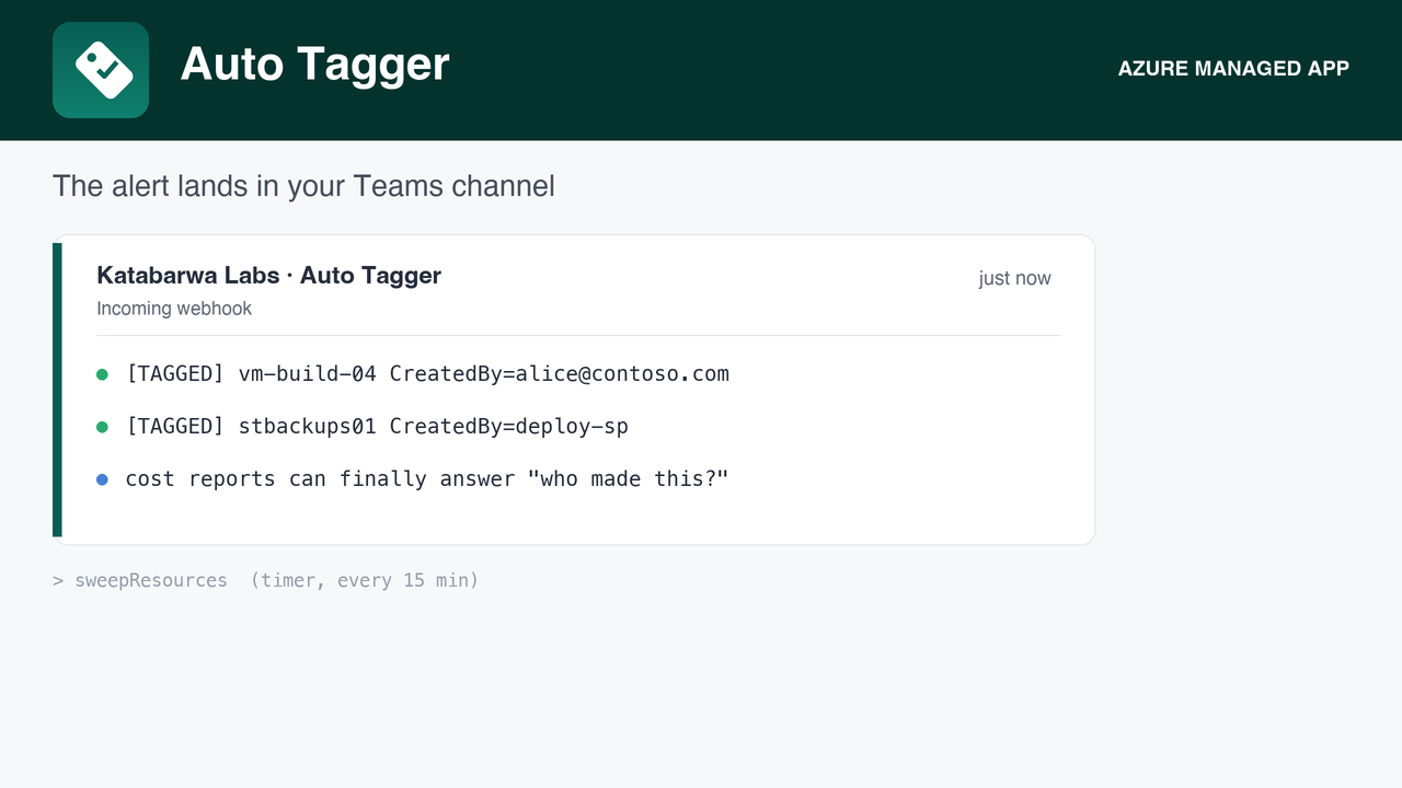 The polling function in your own Application Insights.